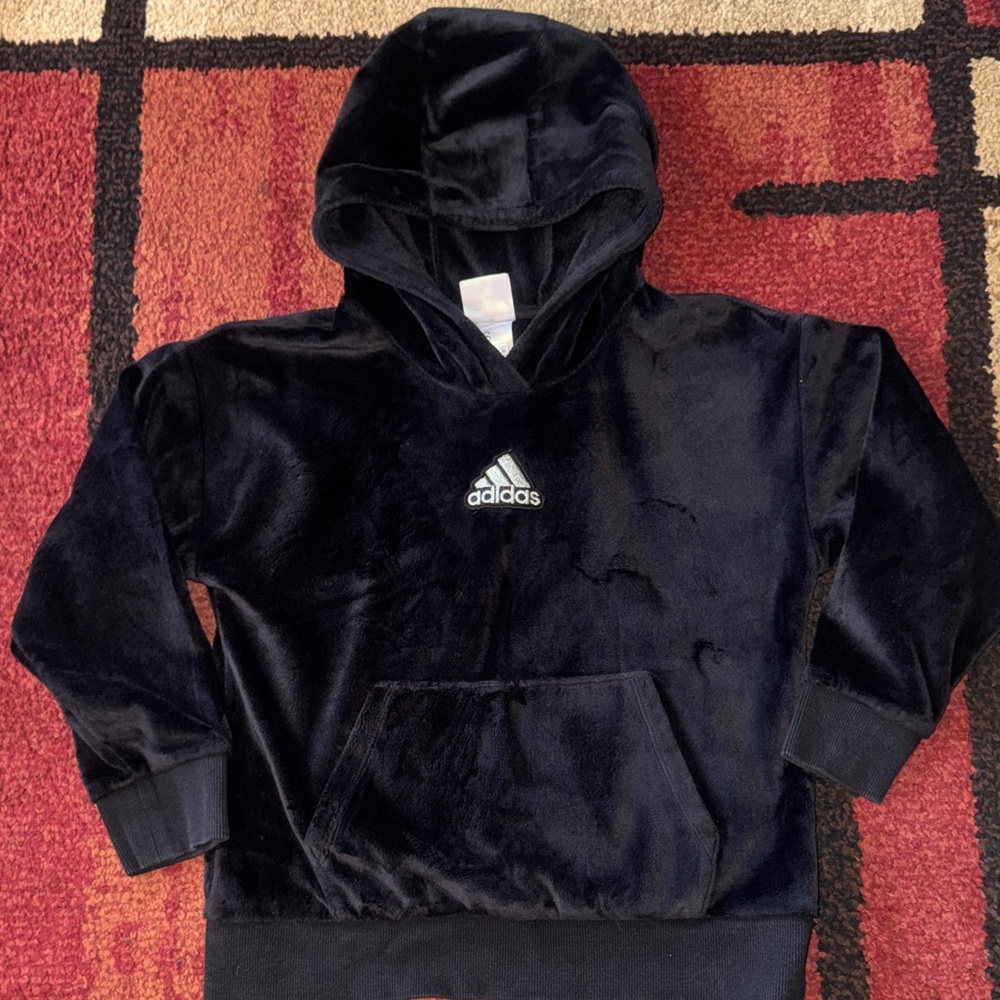Youth Adidas Cozy Fleece Pullover Hoodie
